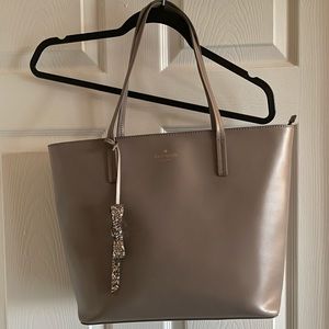Kate Spade dove gray work tote